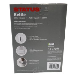Status Kettle Boston 2kw 1.7 Litre White